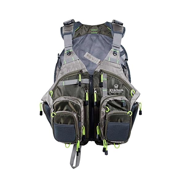 Elkton-Outdoors-Lightweight-Universal-Fit-Fly-Fishing-Vest-Backpack-With-Fly-Storage-Compartments-and-Rod-Holders-Fly-Fishing-Vest-Pack-Fishing-Vest-Mesh