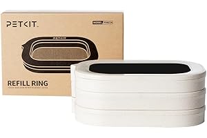 PETKIT Refill Ring for PURABOT ULTRA Self-Cleaning Cat Litter Box, Replacement Trash Bags 3 Pcs
