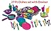 Pretend and Play Childrens Kitchen Dishes Set for Kids, 27 Piece set with Drainer