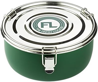 The Fresh Locker Storage Container - The Ultimate Storage Solution for Herbal Medicine (Boveda Pack 62% Sold Separately) (Medium, Green)