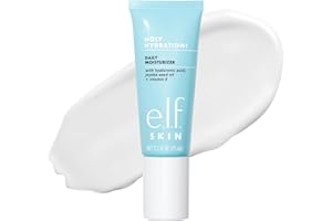 e.l.f. SKIN Holy Hydration! Daily Hydration Moisturizer, Infused with Aloe, Jojoba Oil & Shea Butter, 2.53 Fl Oz (75mL)