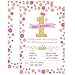 Your Main Event Prints Princess Birthday Invitations - Girl First Birthday Princess Party Invites - Pink and Gold 1st Birthday - White Envelopes Included