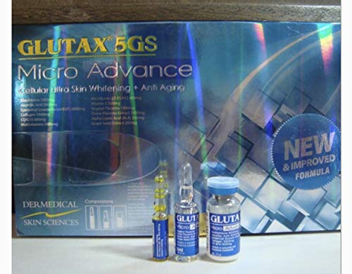 glutathione eating strips Glutax 5GS Micro Advanced Glutathione Whitening Set - Cellular Ultra Skin  Whitenig + Anti-Aging in Dubai - UAE