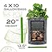 Grow Bags 10 Gallon 4 Pack l Garden Planting Smart Pots I Fabric Pots for Tomato and Planters I Natural Aeration for Growing Healthy Potato Vegetables and Plants l Heavy Duty for Nursery Gardening