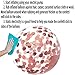 36inch Rose Gold Round Confetti Balloons Giant Clear Latex Helium Balloons Confetti Balloons Wedding Bridal Shower Nursery Baby Shower Birthday Favors Party Decorations