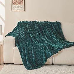 NEWCOSPLAY Super Soft Twin Blanket Dark Teal