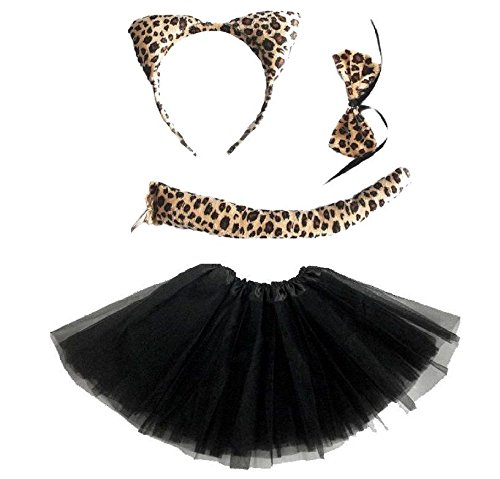 set of Tutu Layers ears, bow ties and tail