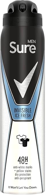 Sure Men Invisible Ice Anti-Perspirant Deodorant 250ml Pack of 6 view 1