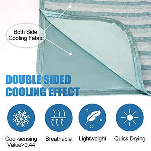 Cooling Blanket with Double Sided Cold,Lightweight Breathable Twin/Full