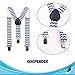Baby Boy Shark Cake Smash Outfit 1st Birthday Bloomers Bowtie Adjustable Y Back Suspenders Strap Clip Costume Diaper Cover Clothes Set