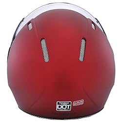 Harssidanzar Motorcycle Helmet Single Visor Open