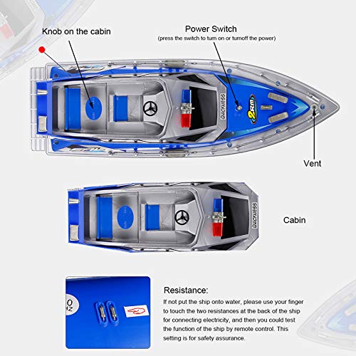 remote control police boat