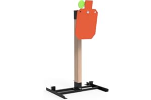 KNINE OUTDOORS Target Stand System 12x20 inch AR500 Steel Hostage Reactive Shooting Target 3/8" Thick with 2x4 Target Stand Kit (12x20 inch and 3/8" Thick Target Stand System)