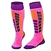Soared Winter Ski Socks 2 Pairs Snowboard Snow Warm Knee Over the Calf OTC High Performance for Kids Womens Mens