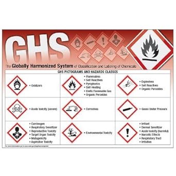 Amazon.com: GHS Pictogram Wallchart GHS GLOBALLY HARMONIZED SYSTEM NEW ...
