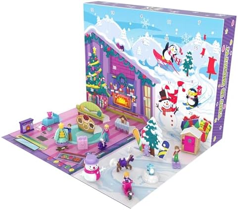 Polly Pocket Advent Calendar with Winter Family Fun Theme 25