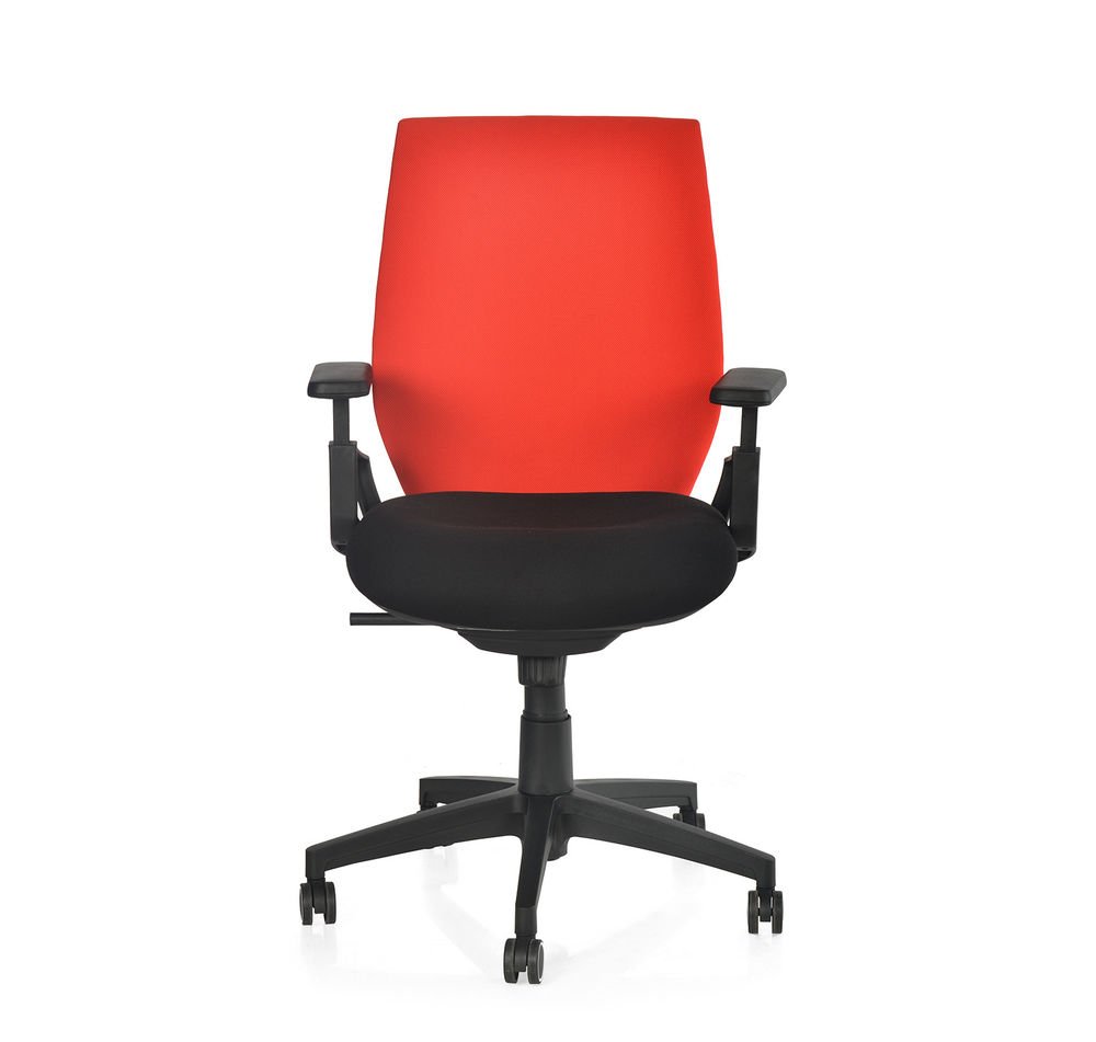 Nilkamal Steller Mid Back Office Chair (Glossy Finish, Red): Amazon.in