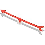 Vxyaaz Large Size Arrow Spinner,Red Arrow Spinner