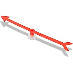 Vxyaaz Large Size Arrow Spinner,Red Arrow Spinner