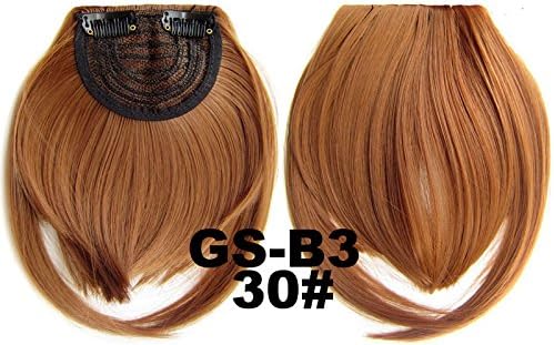 Art of Love False Bang Neat Full Fringe Hairpiece Clip in Hair Extensions Bangs (30#)