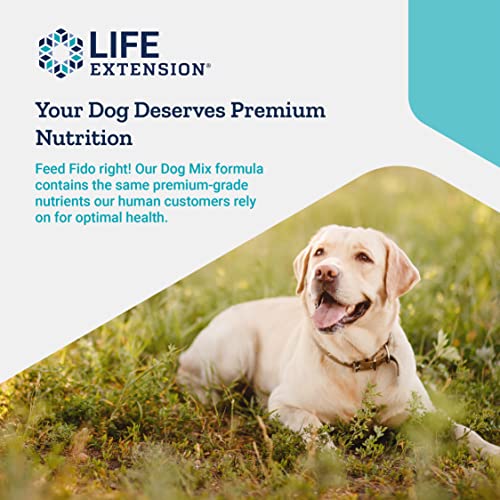 Life Extension Dog Mix Daily Nutrition Care Supplement Powder for Your Canine Pet Advanced