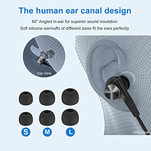 Lightning Headphones with Connector, Microphone MFi Certified Wired