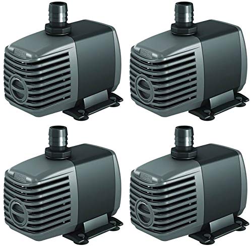 Hydrofarm (4) Active Aqua 400 GPH Submersible Hydroponics Aquarium Water Pumps