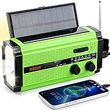 5000mAh 1.3W Solar Panels Emergency Hand Crank