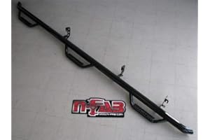 REALTRUCK N-Fab Nerf Steps | Textured Black, Wheel-to-Wheel w/ Bed Access | T0798CC-6-TX | Fits 2007-2021 Toyota Tundra CrewMax 5.6' Short Bed, SRW Gas