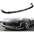 Q1-TECH, Front Bumper Lip fit for Compatible with 2013 - 2020 Nissan 370Z , Front Bumper Lip Spoiler Air Chin Body Kit 2-PU-497-G 2-PU-497-G