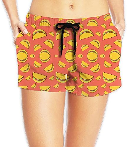 Let's Taco Bout It Women's Quick Dry colorful Golf Summer Casual Shorts With Pocket