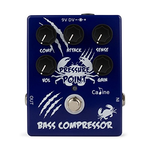 Caline CP-45 Pressure Point Bass Compressor Pedal True Bypass with Aluminum Alloy Housing