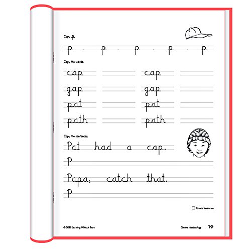 Handwriting Without Tears Printing Power - Cursive Handwriting - Writing Notebook - 2nd and 3rd Grade Kit - Bonus Pencil for Little Hands, and Eraser - Thumbnail 2