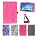 i-UniK 2014 HISENSE SERO 8 Quad Core Slim Folio Hand Strap 8" Tablet Case [NOT FIT OLD Sero 7 Models] - (Cute Pink)