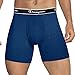 Champion Mens Elite SmartTemp Boxer Briefs, 4 -Pack (X-Large, Grey-Blue)