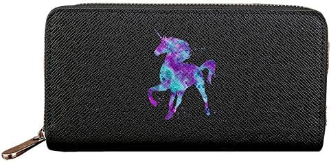 Women's Unicorn Rainbow Tote Wallet Holder Handbags Purse