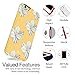 AknaCase Case Compatible with iPhone 6/6s for Girls, Get-It-Now Collection High Impact Flexible Silicon Cover [Retro Yellow Floral](216-U.S)