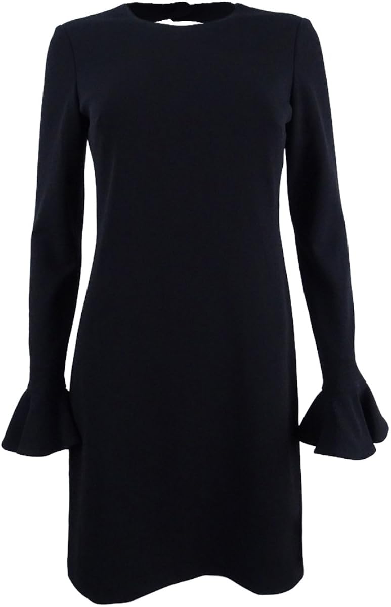 calvin klein long black dress