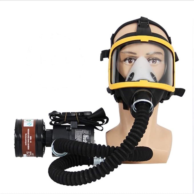 Respirator System Electric Constant Flow Supplied Air Fed Full Face Gas