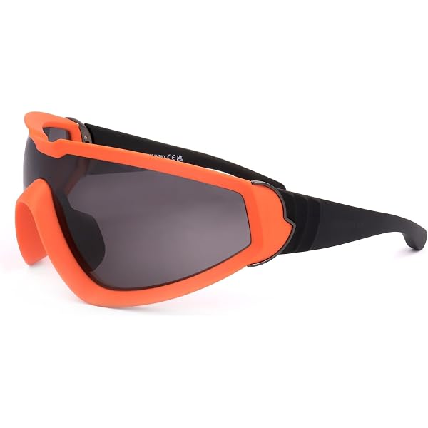 Amazon.com: Moncler Sunglasses ML 0249 Wrapid 02A Matte Black