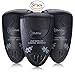 Ultrasonic Pest Repeller Electronic Plug In Indoor Pest Control Repellent Device for Repels Insects as Mice,Mosquitoes,Cockroaches Humans & Pets Safe(Black,3 Pack)