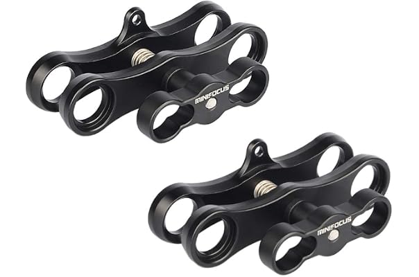 Details about &nbsp;Diving Lights Clamp Underwater 3 Holes for φ25mm Ball Light Arm System