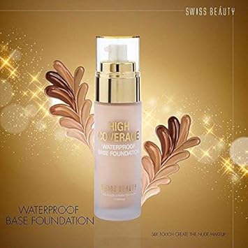 Swiss Beauty Waterproof Matte Effect Colour Correction Base Foundation, Natural Beige, 60g