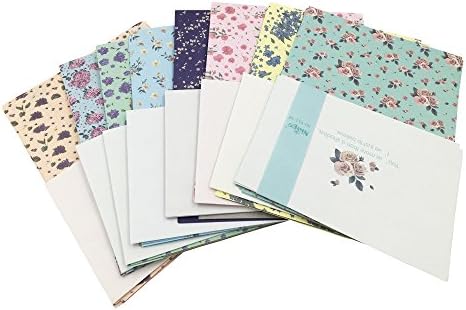 illicraftgift Creative Flower Series Writing Stationary Paper Letter Set-32 Sheets + 16 Envelopes