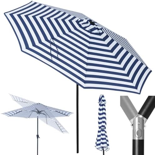 Amazon.com : Tempera 11ft Patio Market Outdoor Table Umbrella with Auto Tilt and Crank, Large Sun Umbrella with Sturdy Pole & Fade Resistant Canopy, Easy to Set, Grass Stripe : Patio, Lawn Amazon.com : Tempera 11ft Patio Market Outdoor Table Umbrella with Auto Tilt and Crank, Large Sun Umbrella with Sturdy Pole & Fade Resistant Canopy, Easy to Set, Grass Stripe : Patio, Lawn