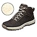 YZHYXS Men's Boots Winter Waterproof Leather Outdoor Hiking Shoes Black Brown