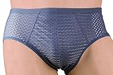 99extra Underwear, Men's Mesh Holes Bamboo Fiber Antimicrobial Briefs