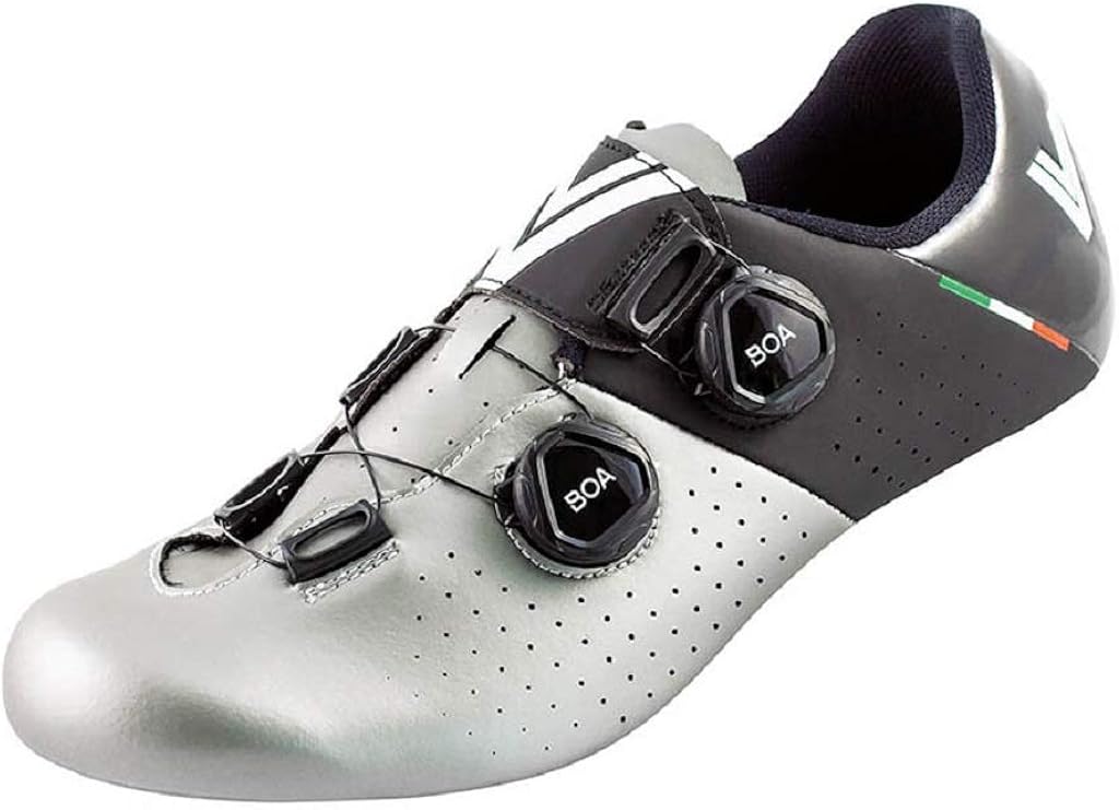 Silver cycling shoes Clearance