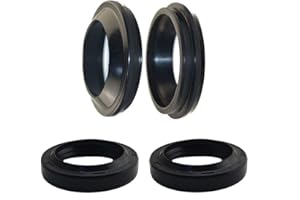 AHL Front Fork Shock Oil Seal and Dust Seal Set 36mm x 48mm x 8mm for Yamaha XJ650 Maxim 1980-1983 / Kawasaki KX85 2001-2010 KZ750H LTD 1980-1983