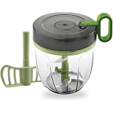 Pigeon - Pro XL Handy and Compact Chopper with Stainless Steel blades - Large Hand Powered Food Chopper
